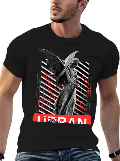 Urban Angel Graphic T-Shirt - Trendy Streetwear