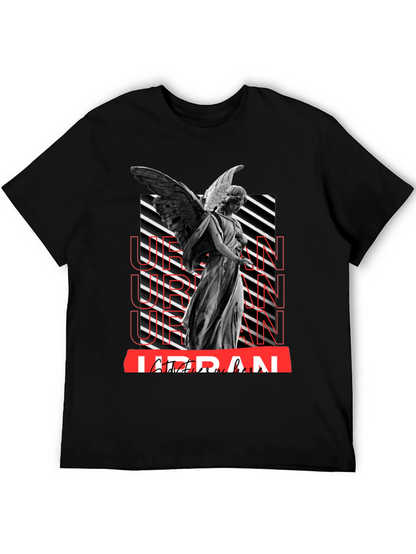 Urban Angel Graphic T-Shirt - Trendy Streetwear