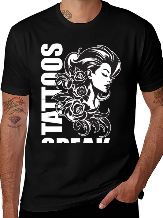 Tattooed Beauty T-Shirt - Black