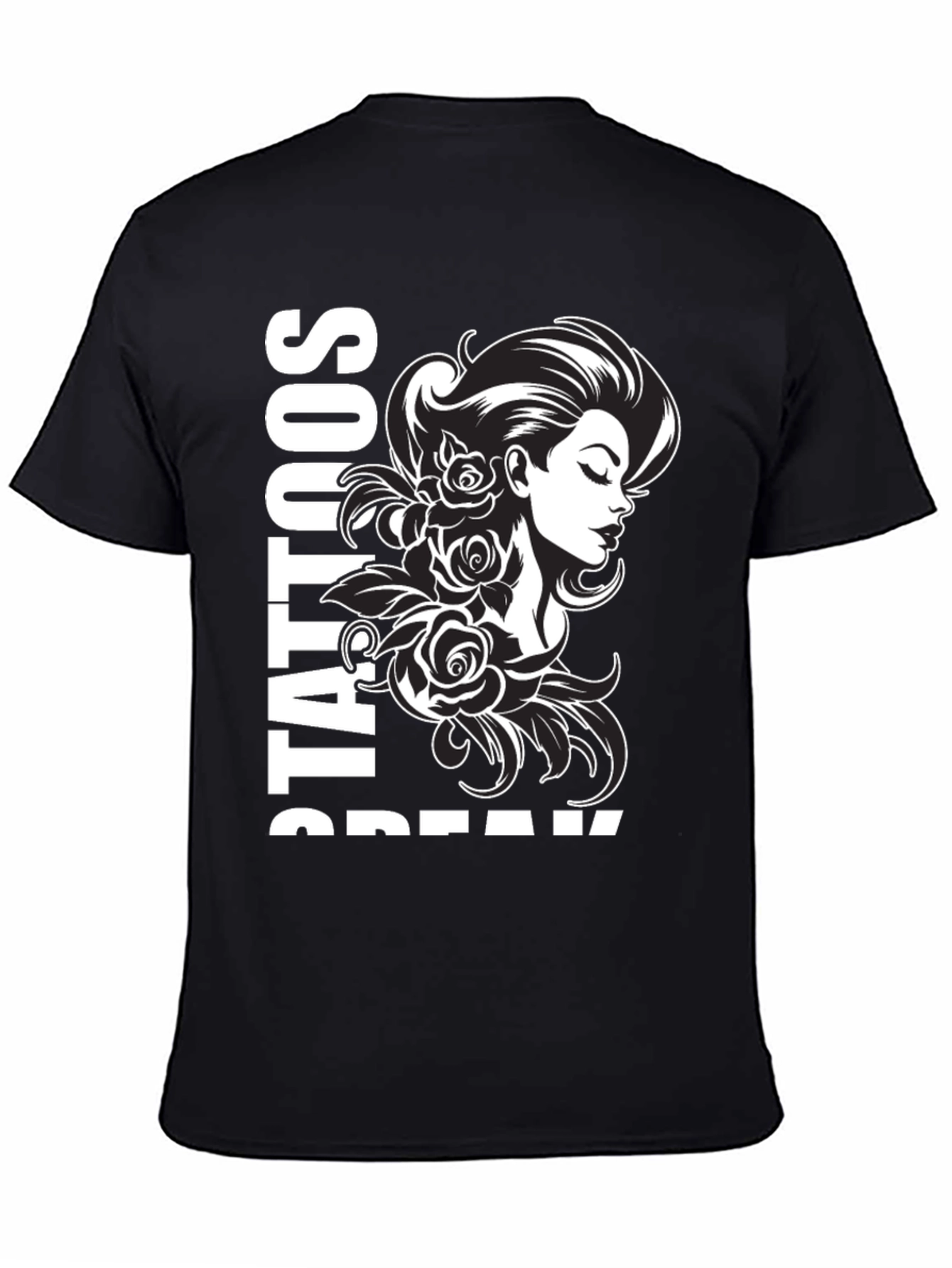Tattooed Beauty T-Shirt - Black