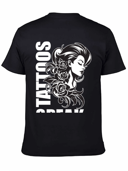 Tattooed Beauty T-Shirt - Black