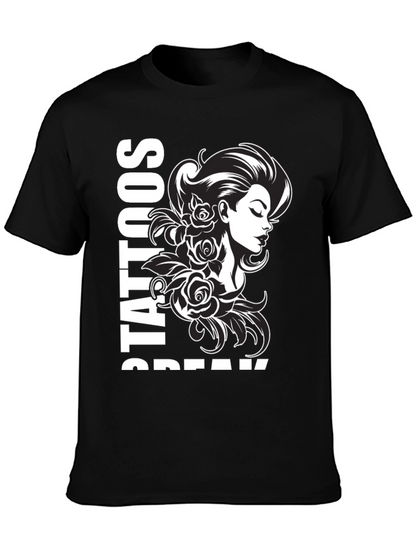 Tattooed Beauty T-Shirt - Black