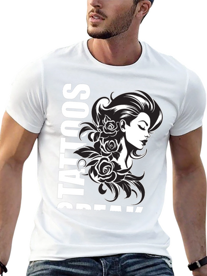 Tattooed Beauty T-Shirt - Black