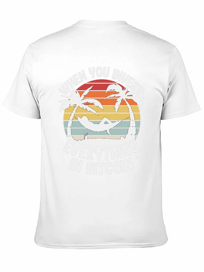 Bitcoin Investor T-Shirt: Relax on the Beach