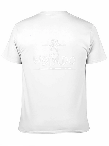 Weirdo Graphic Print T-Shirt - Black Cotton Tee