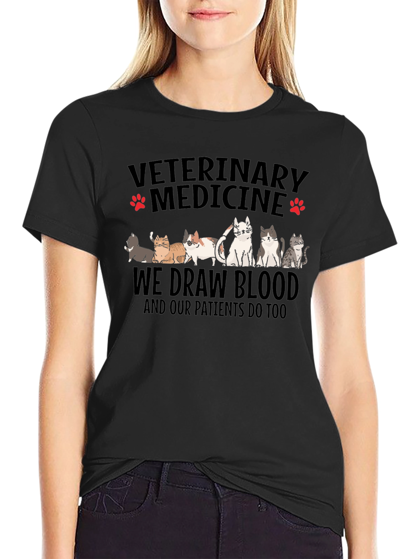 Veterinary Medicine Cat T-Shirt