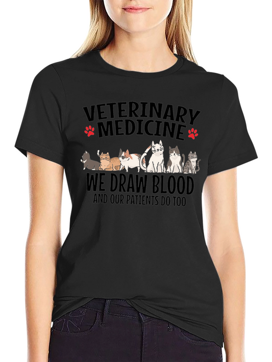 Veterinary Medicine Cat T-Shirt