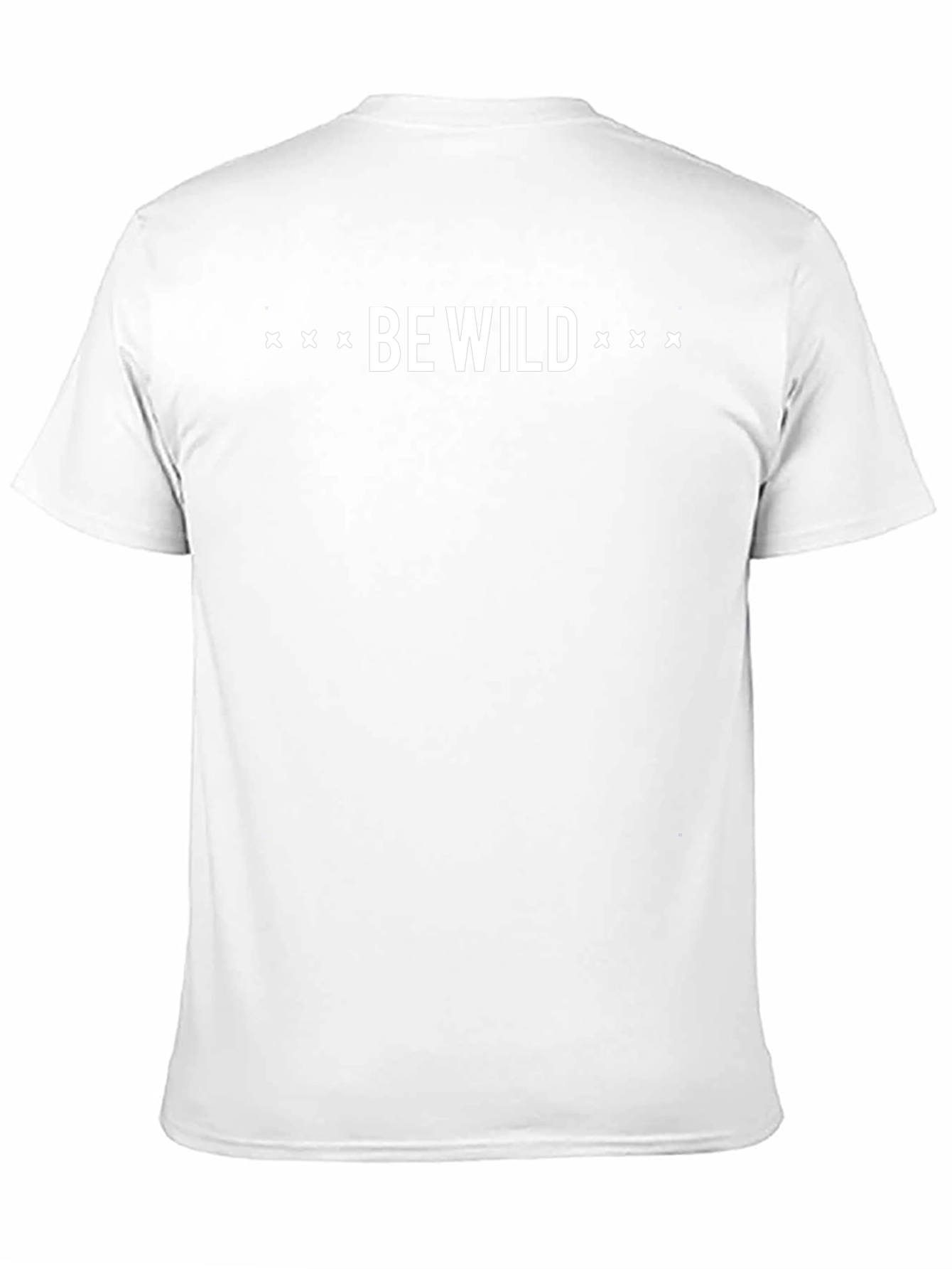 Be Wild Black Graphic Tee - Mens Casual T-Shirt