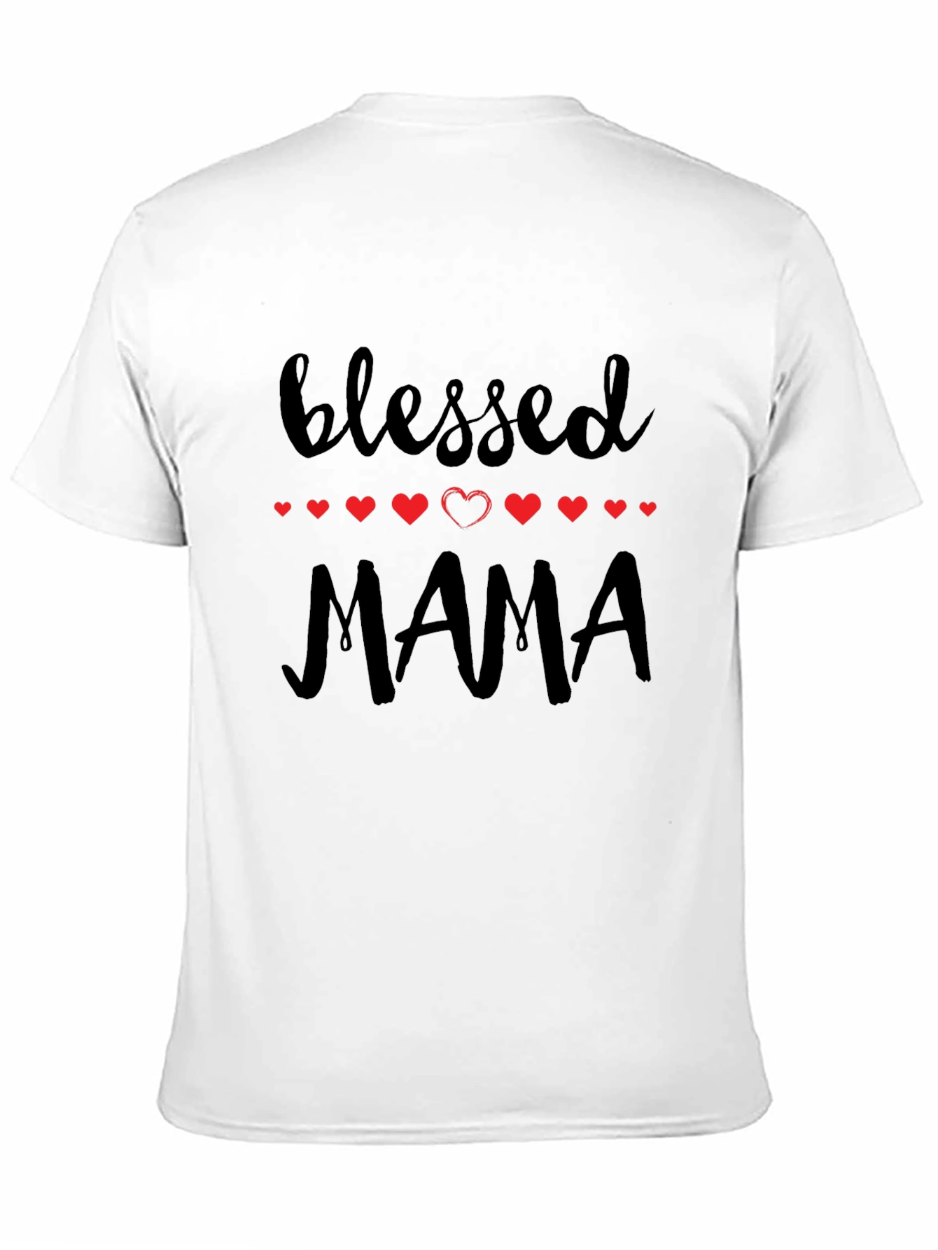 Blessed Mama Graphic Tee - Black