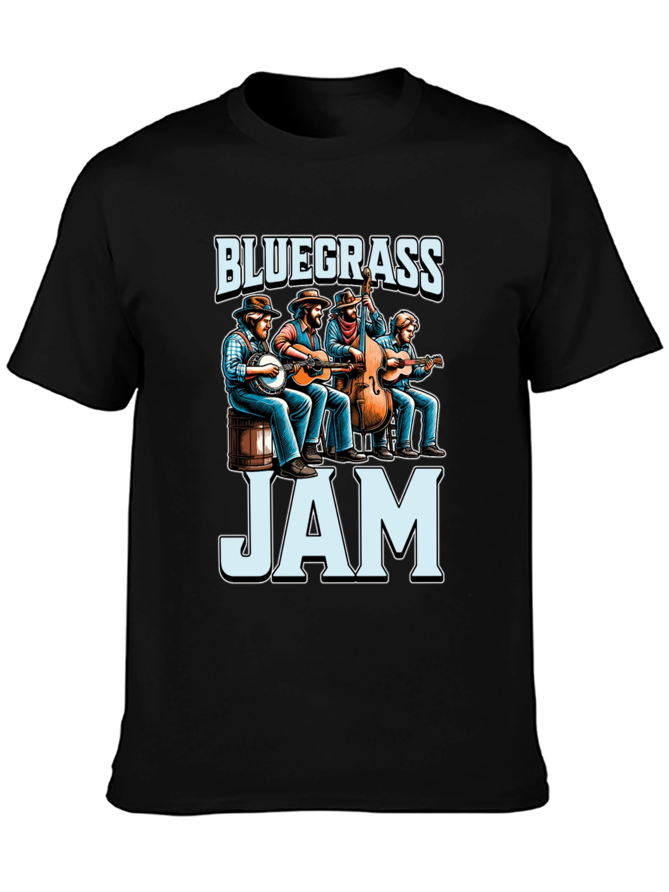Bluegrass Jam Black T-Shirt