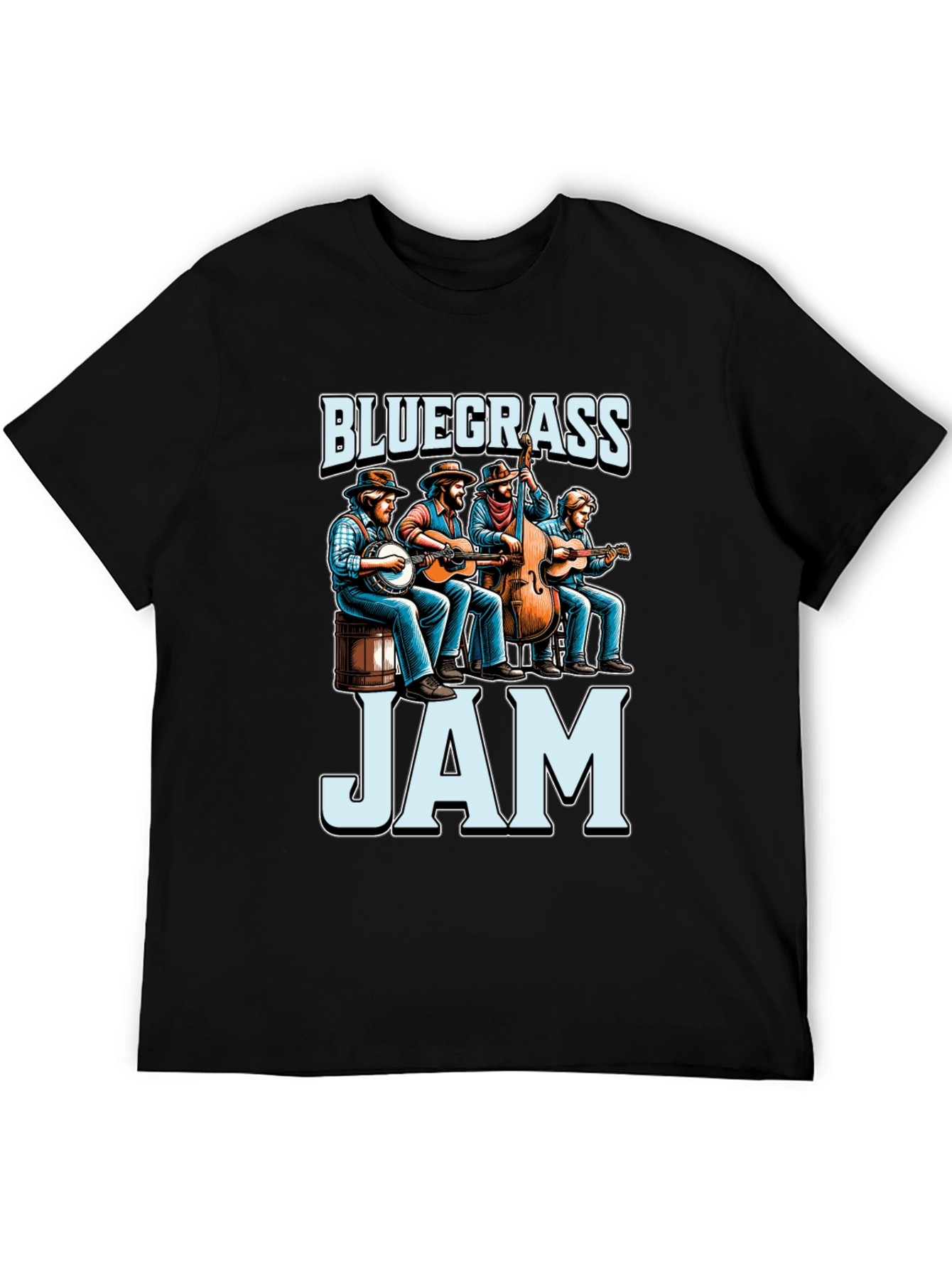 Bluegrass Jam Black T-Shirt