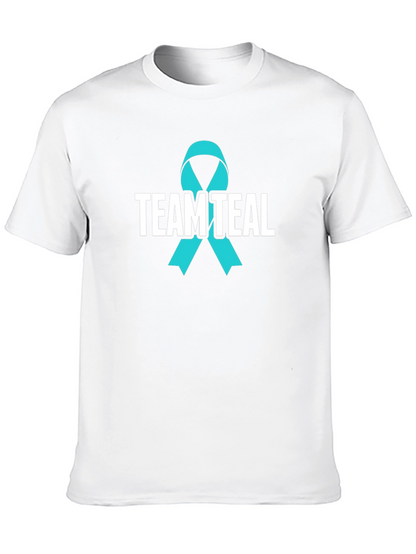 Team Teal Ribbon Awareness T-Shirt