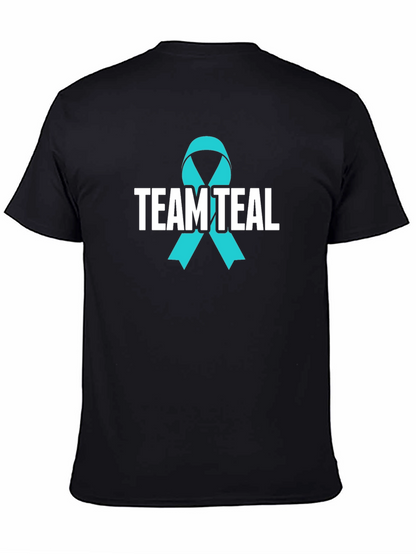 Team Teal Ribbon Awareness T-Shirt