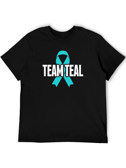 Team Teal Ribbon Awareness T-Shirt