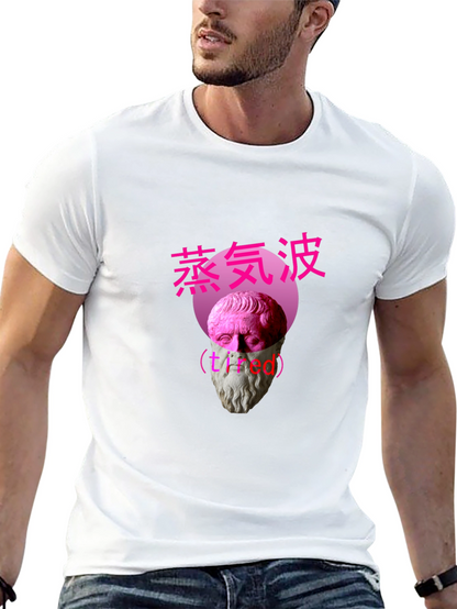 Vaporwave Tired Bust Graphic Tee