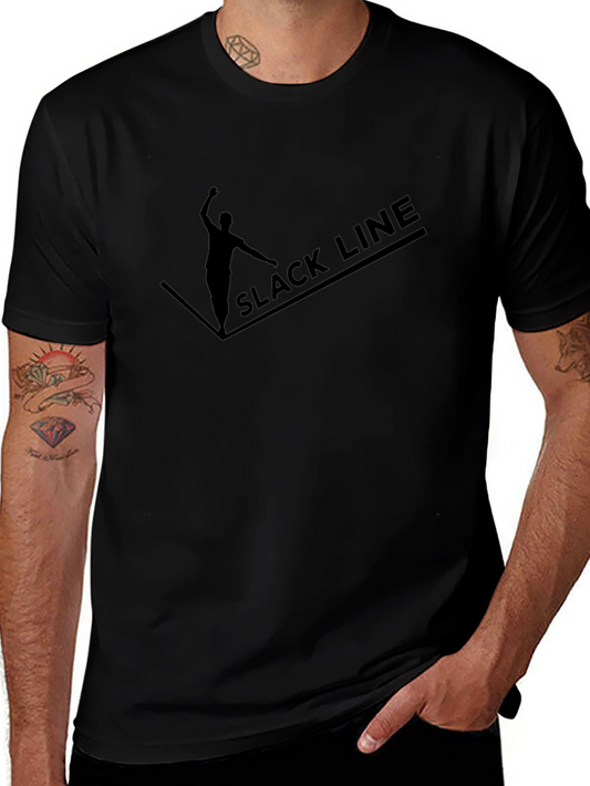 Slackline Black T-Shirt