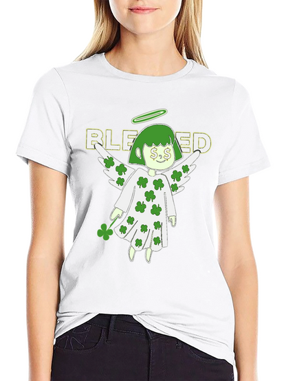 Blessed St. Patricks Day Angel T-Shirt