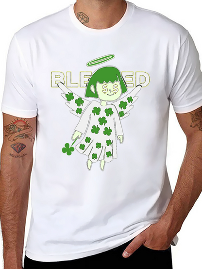 Blessed St. Patricks Day Angel T-Shirt