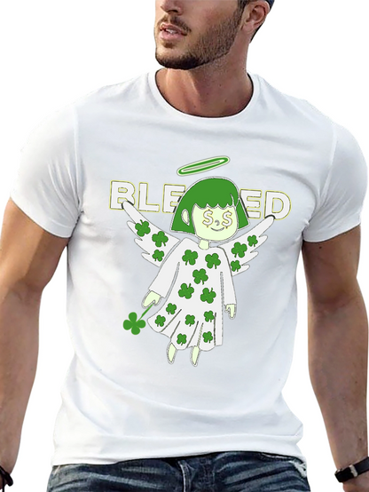 Blessed St. Patricks Day Angel T-Shirt
