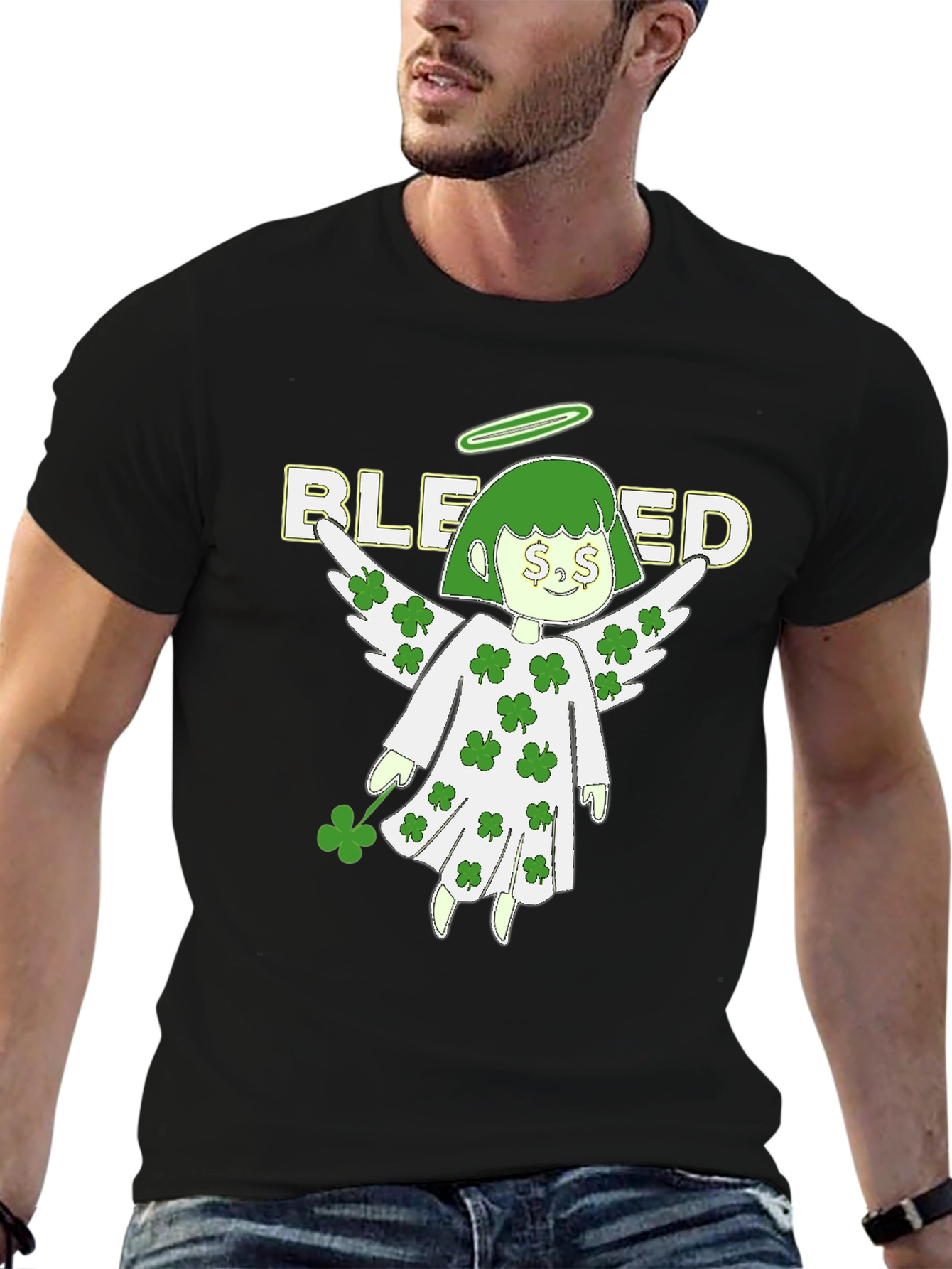 Blessed St. Patricks Day Angel T-Shirt