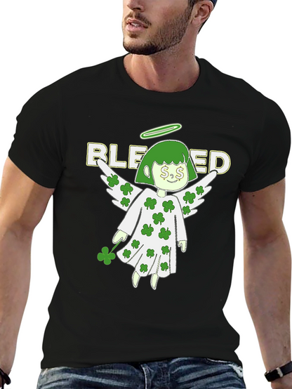 Blessed St. Patricks Day Angel T-Shirt
