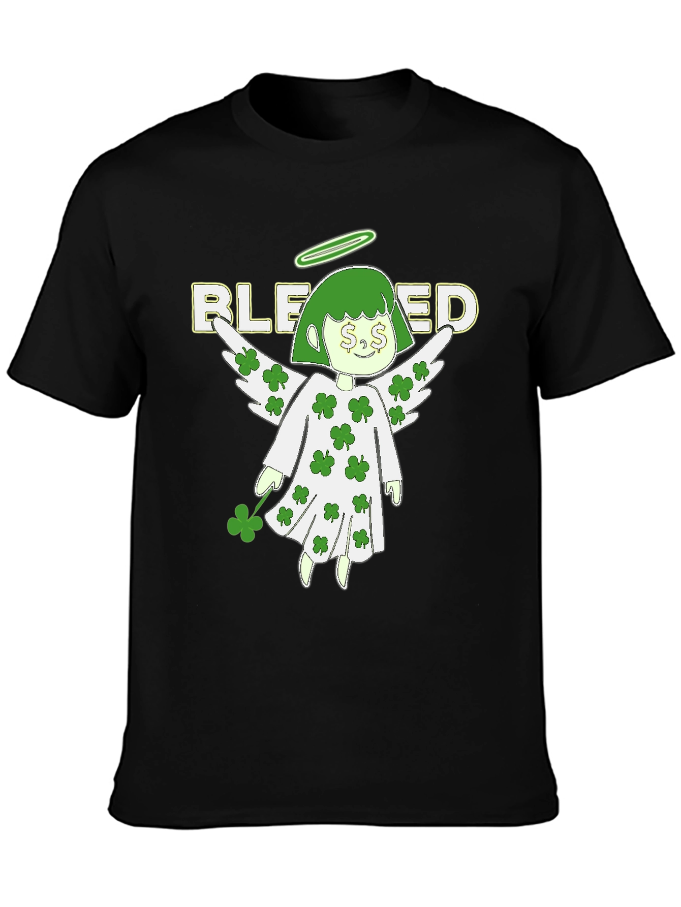 Blessed St. Patricks Day Angel T-Shirt