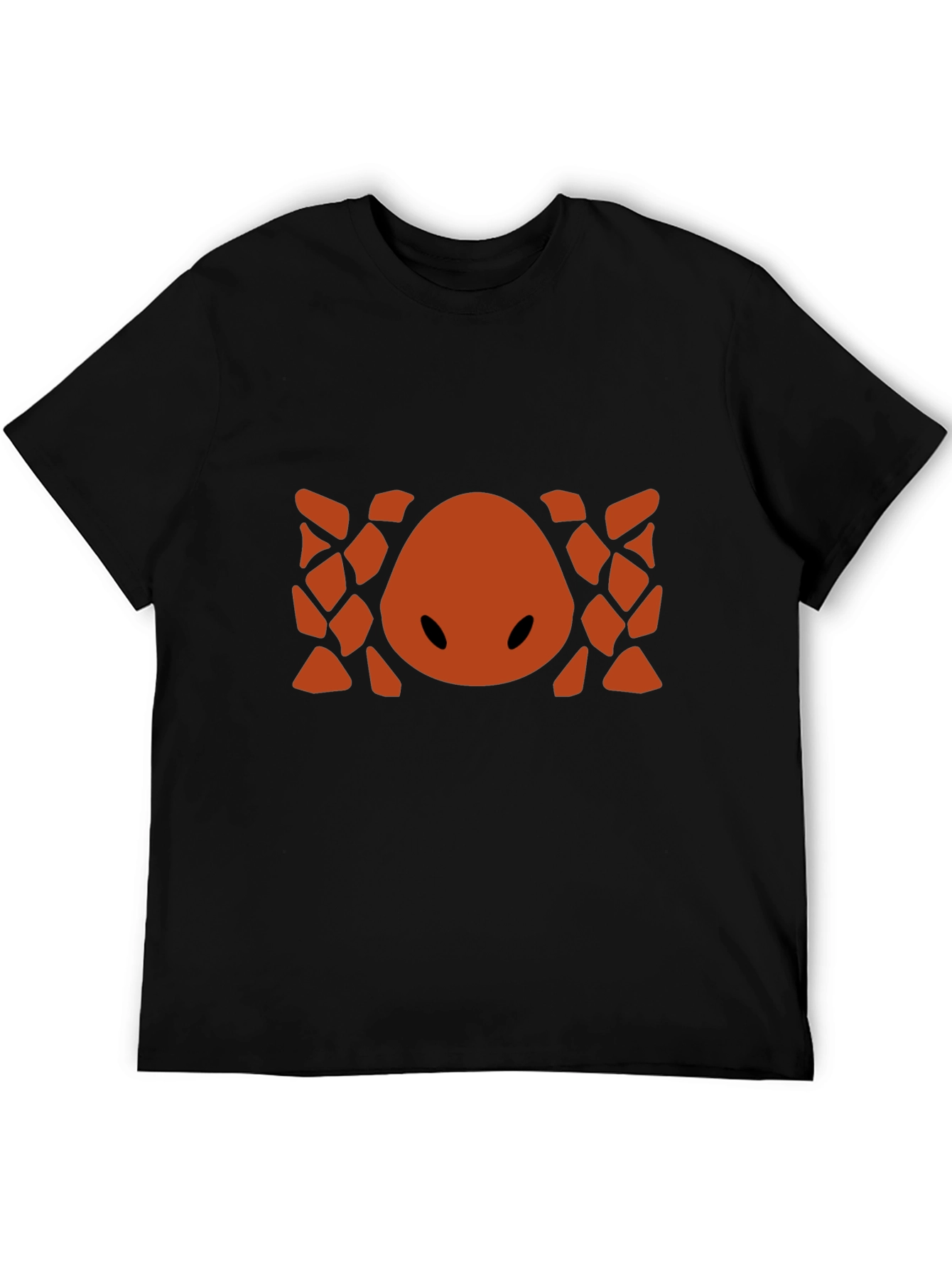 Abstract Geometric Graphic Print Crew Neck T-Shirt