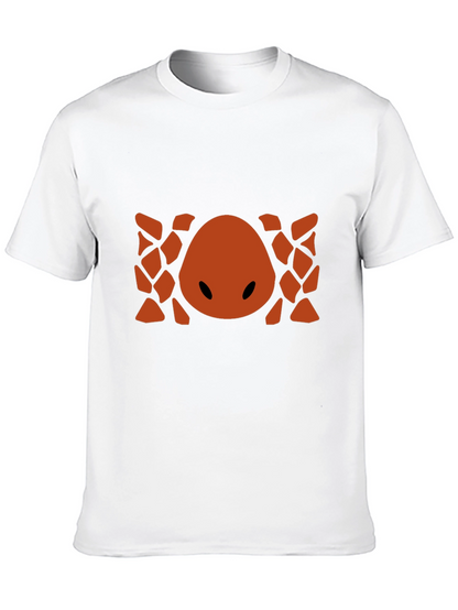 Abstract Geometric Graphic Print Crew Neck T-Shirt