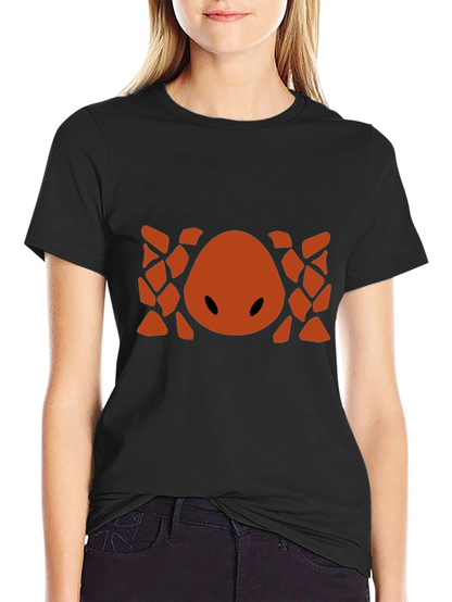 Abstract Geometric Graphic Print Crew Neck T-Shirt