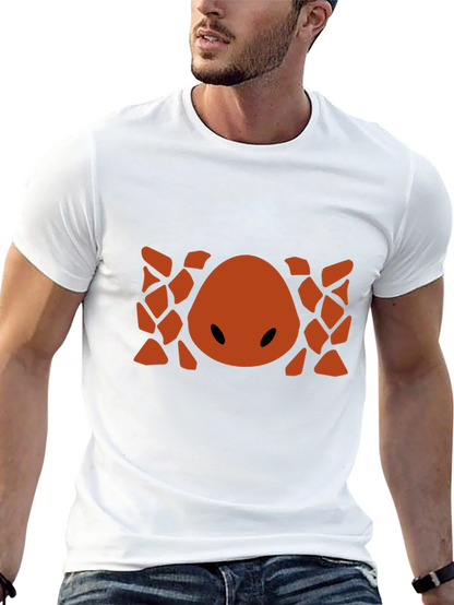 Abstract Geometric Graphic Print Crew Neck T-Shirt