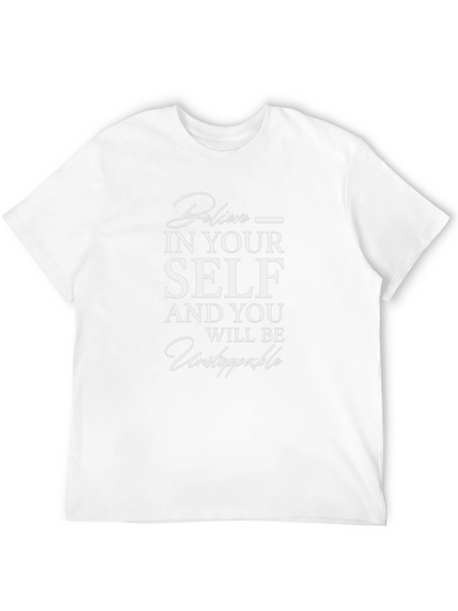 Believe in Yourself Graphic Tee - Black