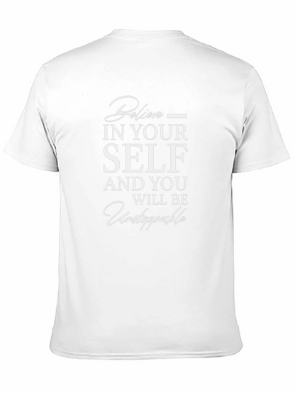Believe in Yourself Graphic Tee - Black