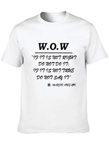 WOW Graphic Tee - Marcus Aurelius Quote
