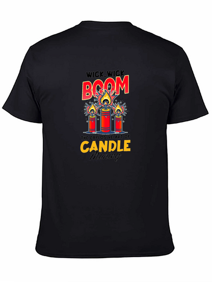 Wick Wick Boom Candle Making T-Shirt