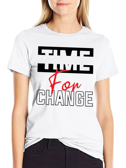 Time For Change Graphic T-Shirt