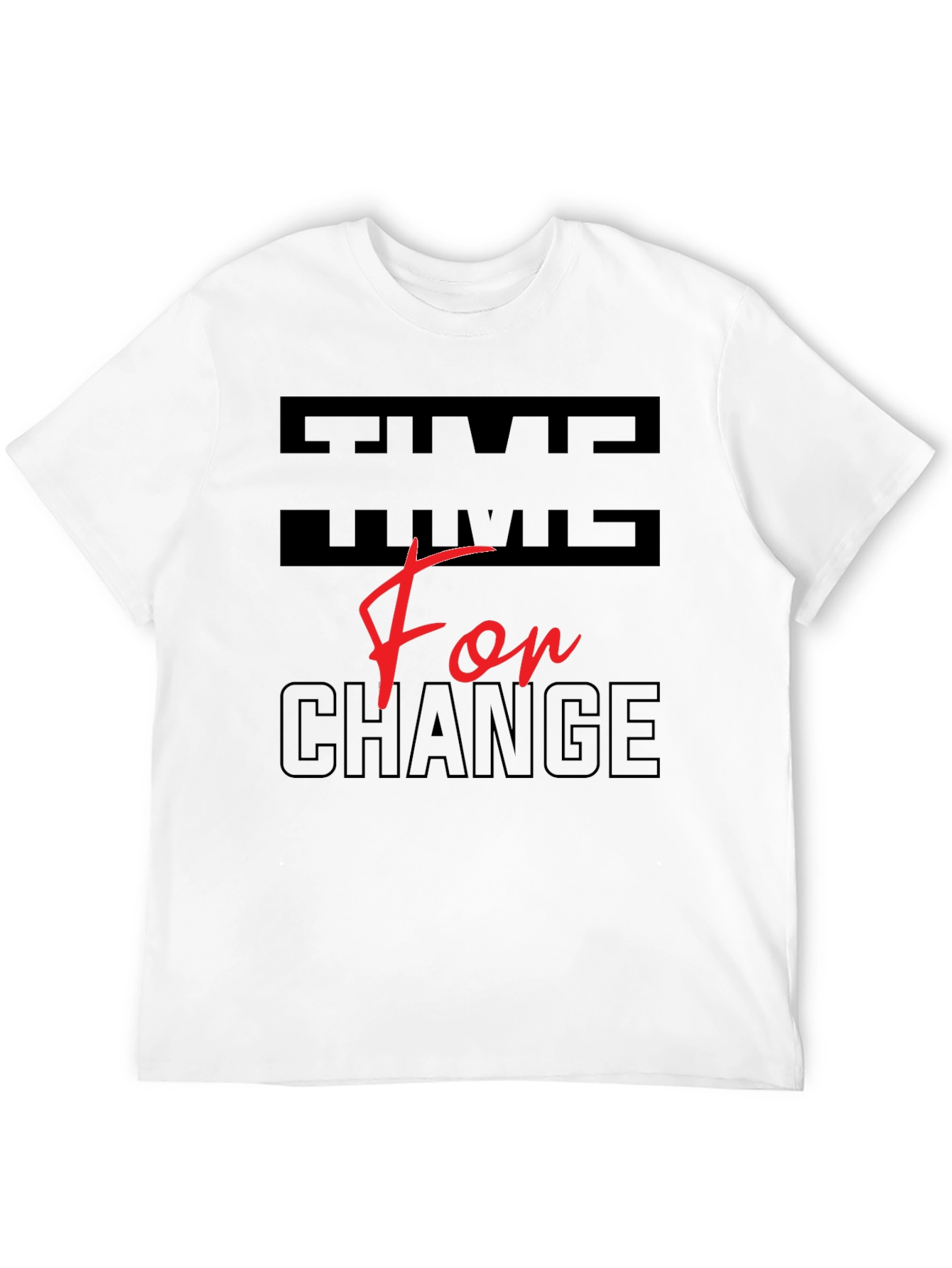 Time For Change Graphic T-Shirt