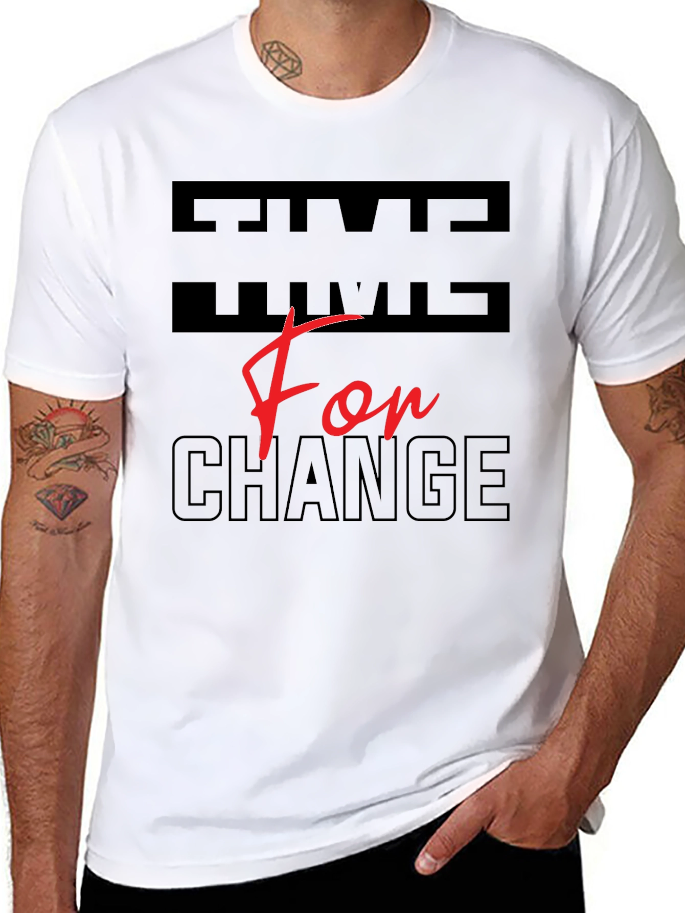 Time For Change Graphic T-Shirt