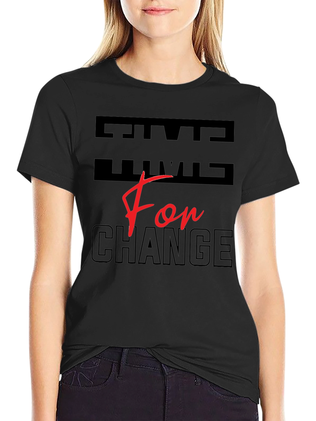 Time For Change Graphic T-Shirt