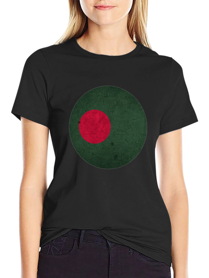 Bangladesh Flag Inspired Graphic Tee