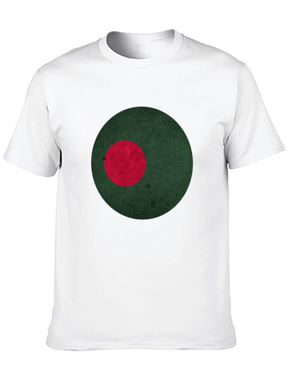 Bangladesh Flag Inspired Graphic Tee