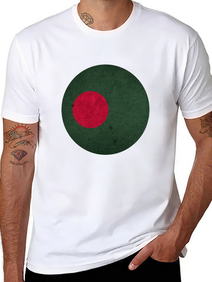 Bangladesh Flag Inspired Graphic Tee