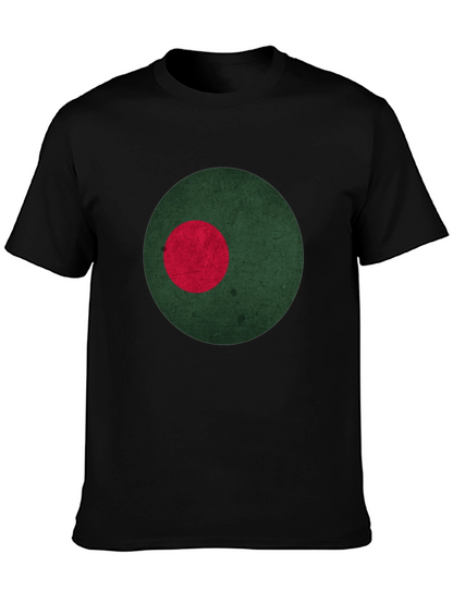 Bangladesh Flag Inspired Graphic Tee