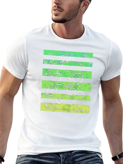 Astronaut Graphic Print Crew Neck T-Shirt
