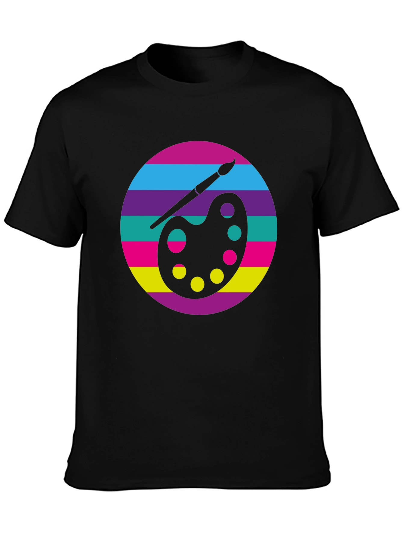 Artist Palette Graphic T-Shirt - Art Lover Tee