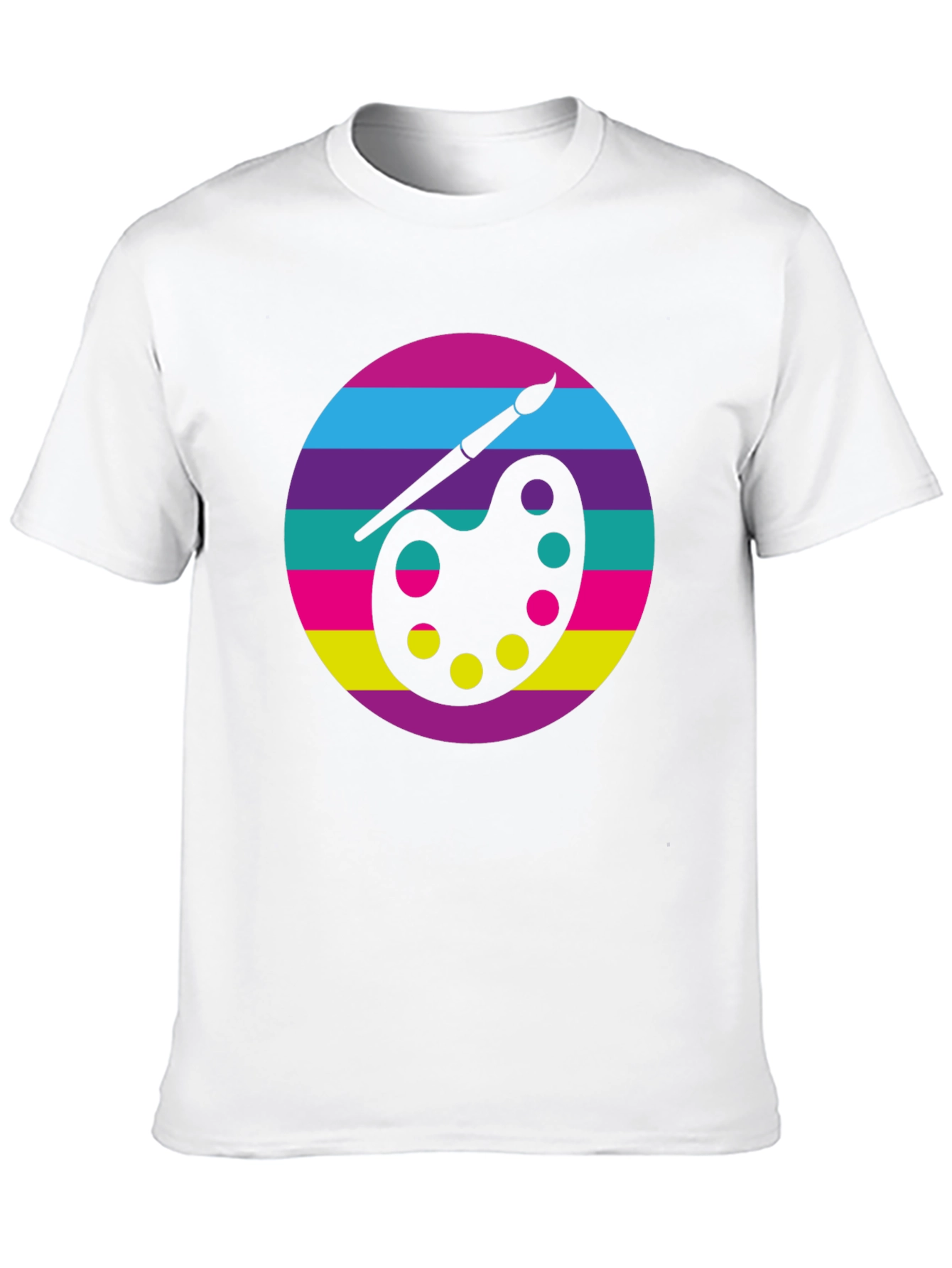 Artist Palette Graphic T-Shirt - Art Lover Tee