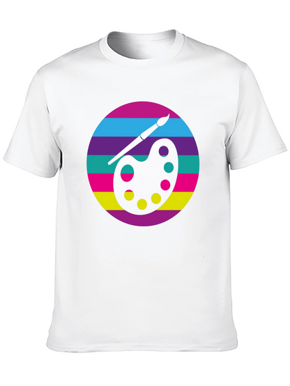 Artist Palette Graphic T-Shirt - Art Lover Tee