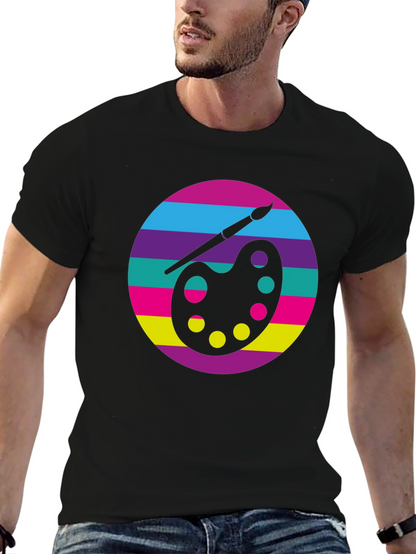 Artist Palette Graphic T-Shirt - Art Lover Tee