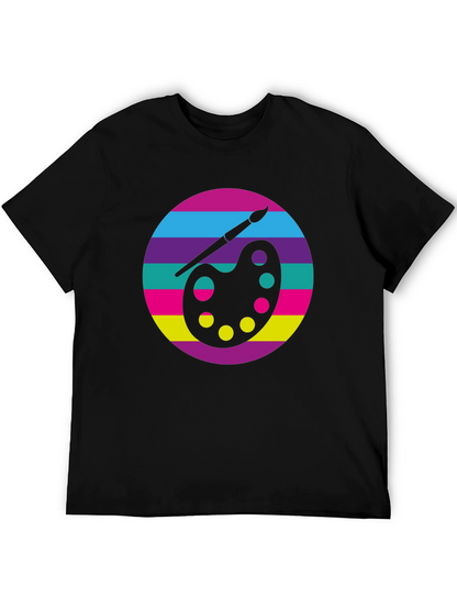 Artist Palette Graphic T-Shirt - Art Lover Tee