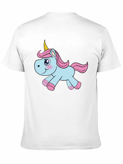 Unicorn Graphic Black T-Shirt