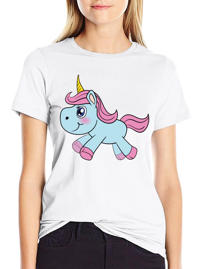 Unicorn Graphic Black T-Shirt